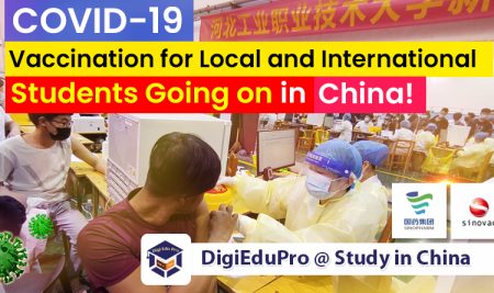 The Locals and Foreign Students Are Getting Covid-19 Vaccine (Sinopharm or Sinovac) Shots in China